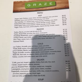 Graze - Menu - Sandwiches Near Me - Kennewick, Washington Graze - Menu - Sandwiches Near Me - Kennewick, Washington