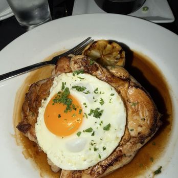 Bar Loretta - The brick chicken, almost forgot to mention the perfect egg!! Hint of citrus, rustic and delightful! - New American Near Me - San Antonio, Texas
