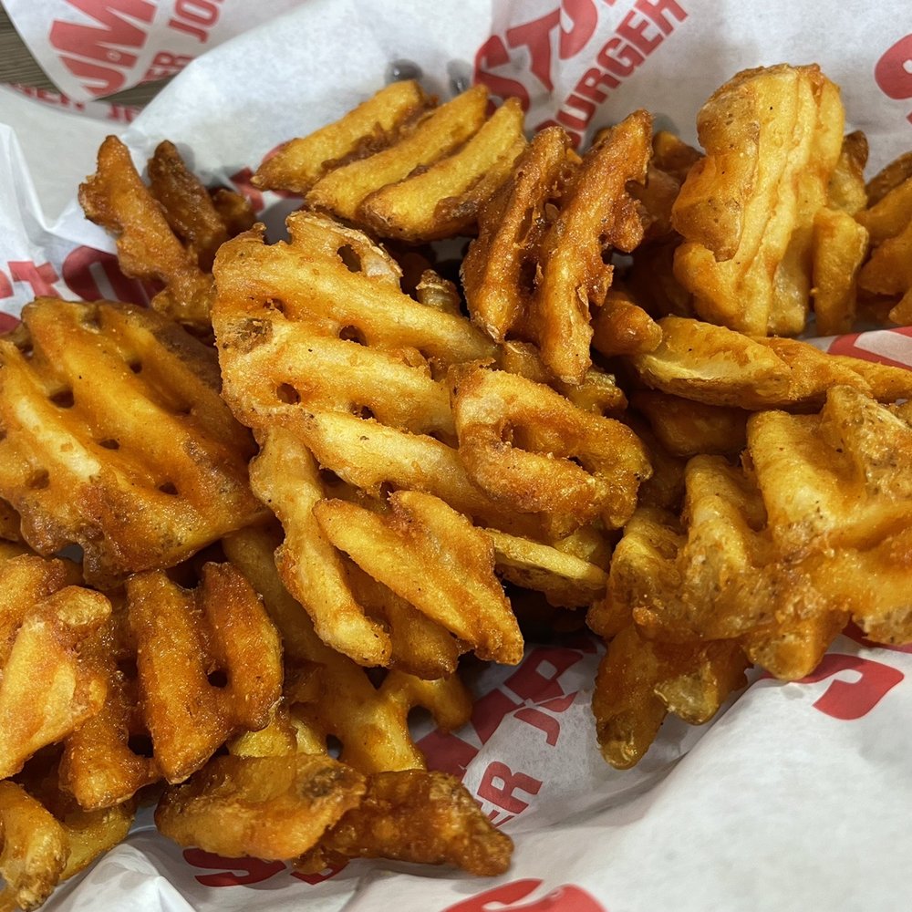 Stomp's Burger Joint 2 - Seasoned Waffle Fries - Burgers Near Me - Pearland, Texas Stomp's Burger Joint 2 - Seasoned Waffle Fries - Burgers Near Me - Pearland, Texas