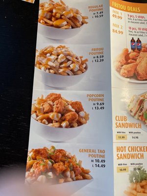 Menu photo 1 Fritou Chicken Abbotsford, BC