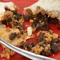 Super Taco Mexican Restaurant - Nasty regular burrito with asada... the asada was so hard it was crunchy and touch like beef jerky.