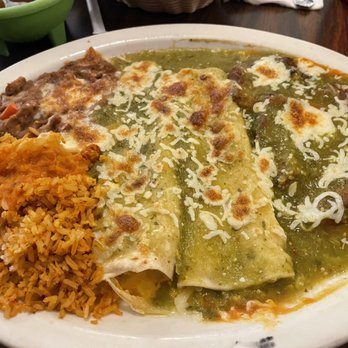 Los Gallos Mexican Restaurant  - Cheese enchiladas, Chile relleno, green sauce - Mexican Near Me - Placentia, California