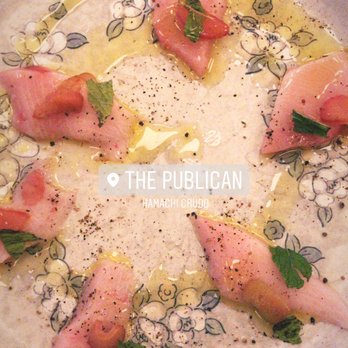 The Publican - Hamachi crudo - New American Near Me - Chicago, Illinois
