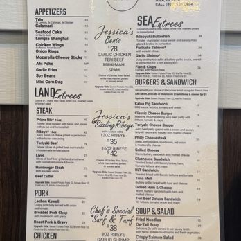 Jessica's - 05.17.25 Lunch & Dinner Menu - Breakfast & Brunch Near Me - Aiea, Hawaii Jessica's - 05.17.25 Lunch & Dinner Menu - Breakfast & Brunch Near Me - Aiea, Hawaii