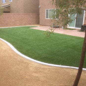 Southwest Greens - Backyard turf & curbing - Landscaping Near Me - Las Vegas, Nevada