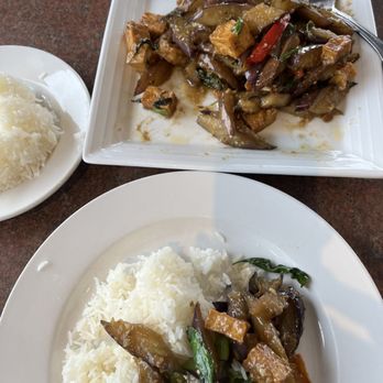 Lemongrass Thai Restaurant - Spicy Eggplant Tofu at $28 - Thai Near Me - Billings, Montana