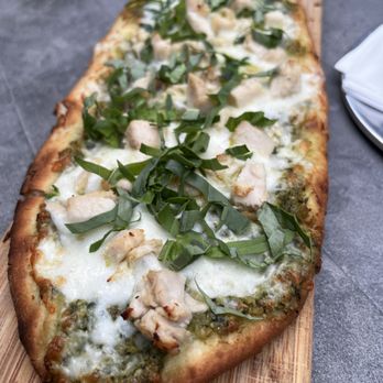Elbow Room - Chicken Pesto Flatbread - Pizza Near Me - Los Angeles, California Elbow Room - Chicken Pesto Flatbread - Pizza Near Me - Los Angeles, California