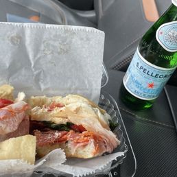 Italian Sub Deluxe  Pellegrino water