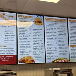 The menu The menu