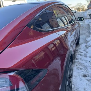 Electric Auto Finish - Model X after PPF - Graphic Design Near Me - Addison, Illinois