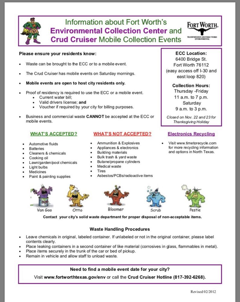 Environmental Collection Center - social services organization in Fort Worth, TX