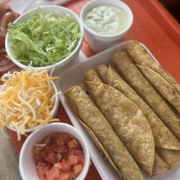 5 Rolled Tacos