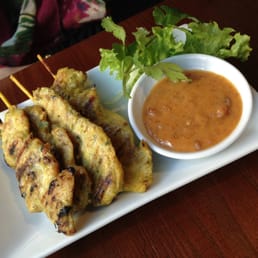 Chicken satay starter