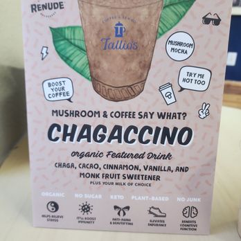 Tallio's Coffee & Tea - Try this! Mushroom drink hor cold... it's REALLY GOOD!! - Coffee & Tea Near Me - San Francisco, California