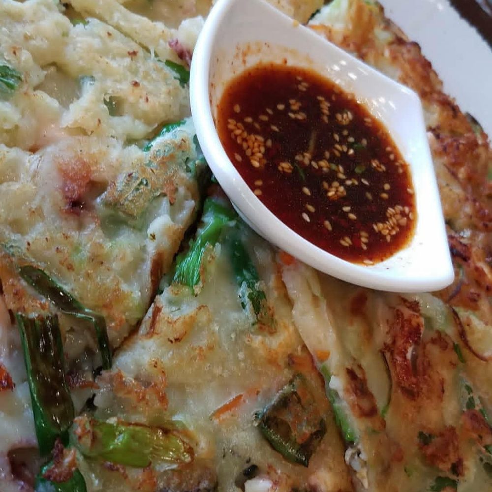 Jumping Spoon - Seafood Pancake - Korean Near Me - Hercules, California Jumping Spoon - Seafood Pancake - Korean Near Me - Hercules, California