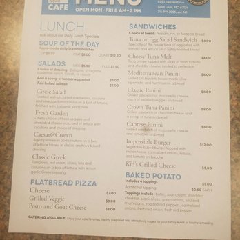 Circle at Crown Cafe - Circle @ Crown Cafe - Menu - Kosher Near Me - St. Louis, Missouri Circle at Crown Cafe - Circle @ Crown Cafe - Menu - Kosher Near Me - St. Louis, Missouri