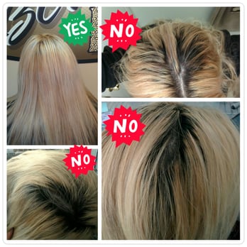 The Beauty Lounge - The "NO" is ONE day after I got my hair done at the other salon. The "YES" is the fabulous and talented Christine! - Waxing Near Me - Hollister, California
