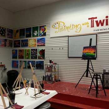 Painting with a Twist - One of the classrooms - Art Classes Near Me - Farmington, Michigan Painting with a Twist - One of the classrooms - Art Classes Near Me - Farmington, Michigan