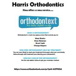 Harris Orthodontics - Do you need a friendly text to help you remember to wear your Retainer, Elastics, or brush your teeth?