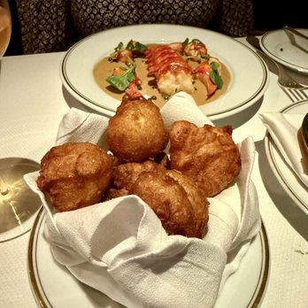 Le Coucou - Fried mashed potatoes with lobster dish - French Near Me - New York, New York