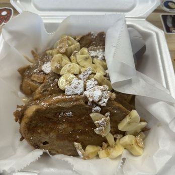 Rise Breakfast & Tacos - Bananas foster French toast which - Breakfast & Brunch Near Me - Spanish Fort, Alabama Rise Breakfast & Tacos - Bananas foster French toast which - Breakfast & Brunch Near Me - Spanish Fort, Alabama