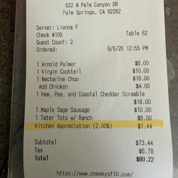 Cheeky's - Breakfast & Brunch Near Me - Palm Springs, California