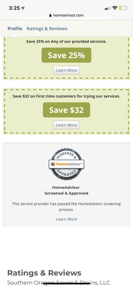 Slide of Southern Oregon Sewer & Drains