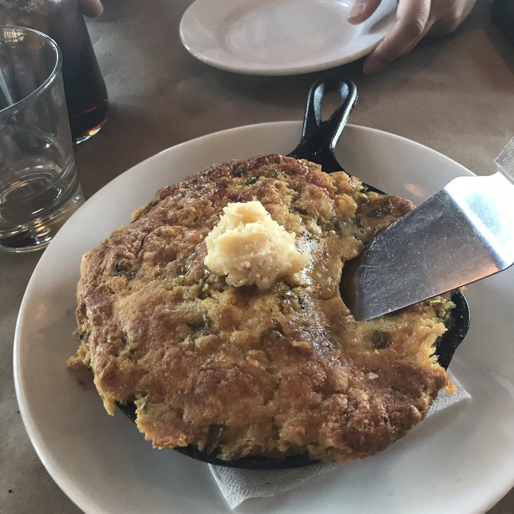 Cowfish - Corn Bread App- Perfect for sharing between 1-4 people. Loved the moist bread and melting honey butter. Would recommend - New American Near Me - Hampton Bays, New York Cowfish - Corn Bread App- Perfect for sharing between 1-4 people. Loved the moist bread and melting honey butter. Would recommend - New American Near Me - Hampton Bays, New York
