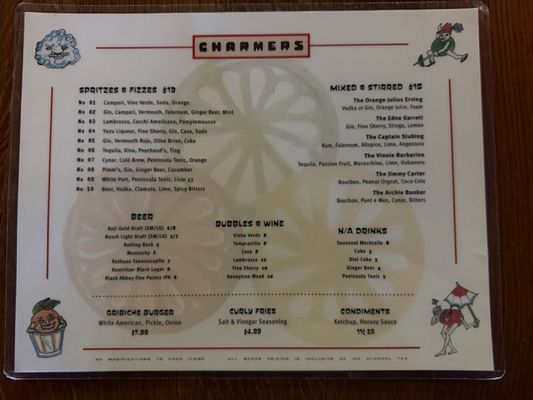 Menu photo 1 Charmers Nashville, TN Menu photo 1 Charmers Nashville, TN