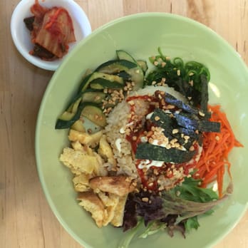 Jin's Bibimbar - Chicken Bipimbap!! So awesome!! - Korean Near Me - Cumberland Park, SA