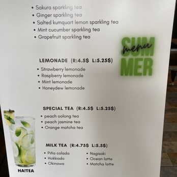 HA!TEA Bubble Tea House - Summer menu - Coffee & Tea Near Me - Kent, Ohio HA!TEA Bubble Tea House - Summer menu - Coffee & Tea Near Me - Kent, Ohio