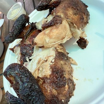 Jardin De Pollos - Smoked white chicken. Our whole order included 4 breast/wing cuts. $40 includes 4 sides! - Latin American Near Me - Dunedin, Florida Jardin De Pollos - Smoked white chicken. Our whole order included 4 breast/wing cuts. $40 includes 4 sides! - Latin American Near Me - Dunedin, Florida