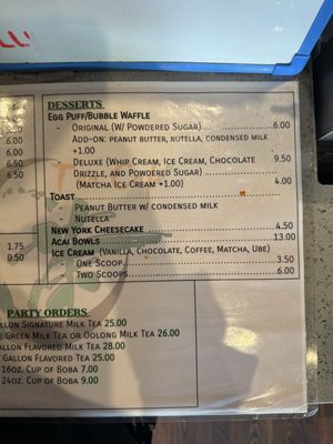 Menu photo 2 Tea Cafe Aiea, HI Menu photo 2 Tea Cafe Aiea, HI
