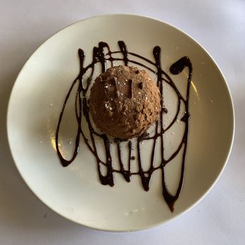 Oliva Trattoria - Zabaione (in the very heart of this bomba) dusted and draped in various chocolates. Semifreddo heaven. - Pizza Near Me - Sherman Oaks, California