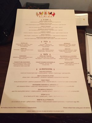 Menu photo 4 El Nido Santa Fe, NM