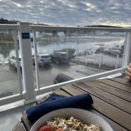 Breakfast with a view Breakfast with a view