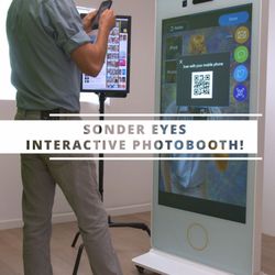 Sonder Eyes - With custom video backdrops & augmented reality filters your event is sure to be a hit with our new interactive photobooth!