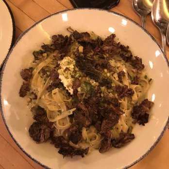 Nancy's Hustle - Sourdough Tagliatelle aaaammmazing - New American Near Me - Houston, Texas