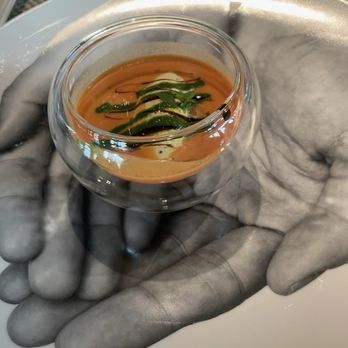 L'Atelier de Joël Robuchon - Gazpacho (unbelievably good) - French Near Me - Paris, 75