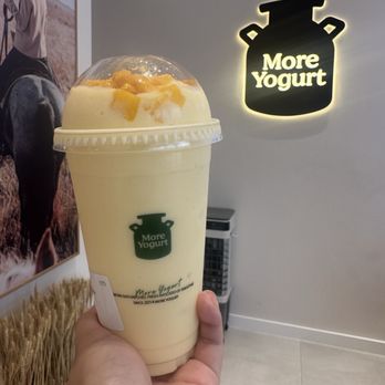 More Yogurt - Mango Yogurt Smoothie - Juice Bars & Smoothies Near Me - Tustin, California More Yogurt - Mango Yogurt Smoothie - Juice Bars & Smoothies Near Me - Tustin, California
