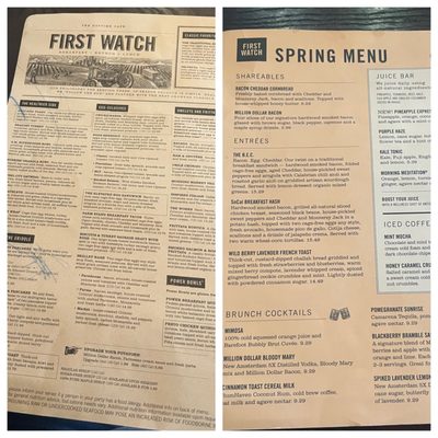 Menu photo 4 First Watch Pembroke Pines, FL