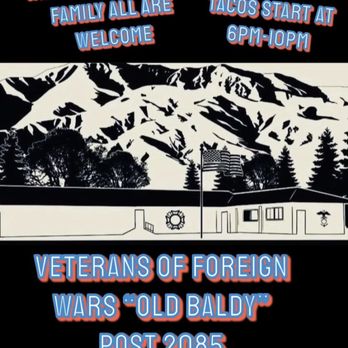 Veterans of Foreign Wars - Flyer for taco on fridays - Veterans Organizations Near Me - Ontario, California
