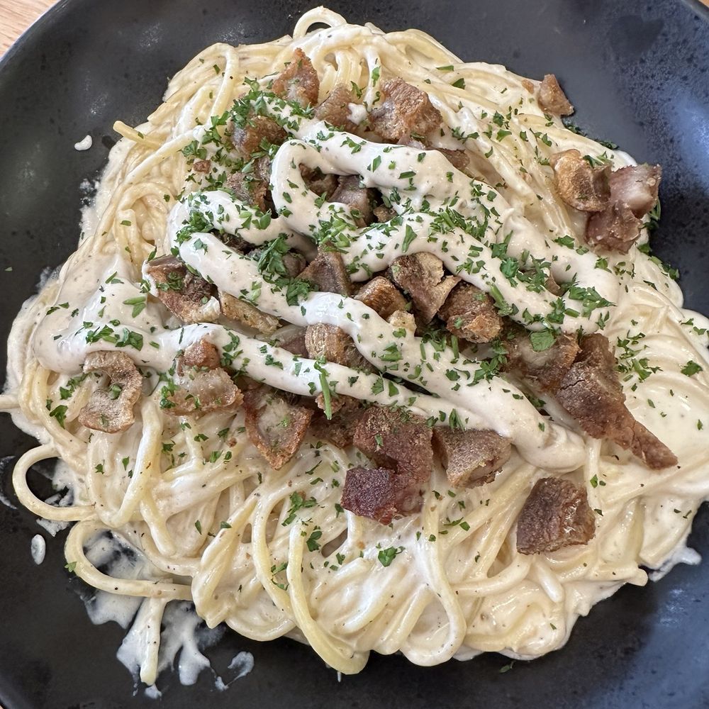 Inda + Mely - Sisig carbonara - Filipino Near Me - San Bruno, California