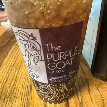 The Purple Goat - Crushed Ice - Sports Bars Near Me - Stephenville, Texas