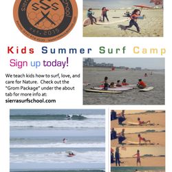 Sierra Surf School - Kids summer surf camp