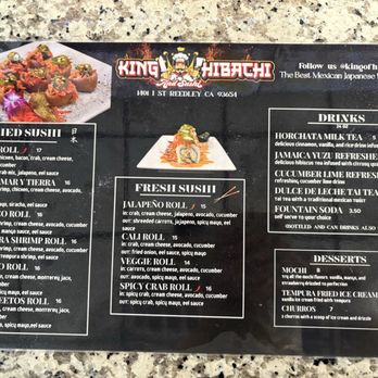 King Hibachi And Sushi - Sushi menu - Japanese Near Me - Reedley, California King Hibachi And Sushi - Sushi menu - Japanese Near Me - Reedley, California