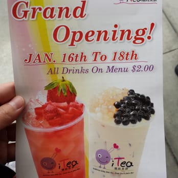 i-Tea - Grand opening! - Juice Bars & Smoothies Near Me - Castro Valley, California