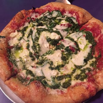 Mellow Mushroom Augusta - Kosmic Karma pizza without the Roma tomatoes and extra spinach added - Pizza Near Me - Augusta, Georgia Mellow Mushroom Augusta - Kosmic Karma pizza without the Roma tomatoes and extra spinach added - Pizza Near Me - Augusta, Georgia