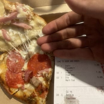 Pizza Hut - Pepperoni lovers melt which the workers had added ham and sassuge to it which the receipt says different - Pizza Near Me - Newberry, Michigan Pizza Hut - Pepperoni lovers melt which the workers had added ham and sassuge to it which the receipt says different - Pizza Near Me - Newberry, Michigan