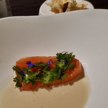 Athanor - Ōra King Salmon with complex potato sauce - Diners Near Me - San Francisco, California